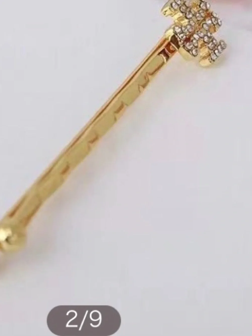 Tory Burch Gold-Tone Pearl & Crystal Hair Pin Trio
